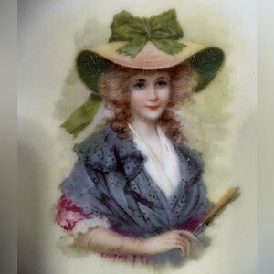 Beautiful antique hand painted plate.